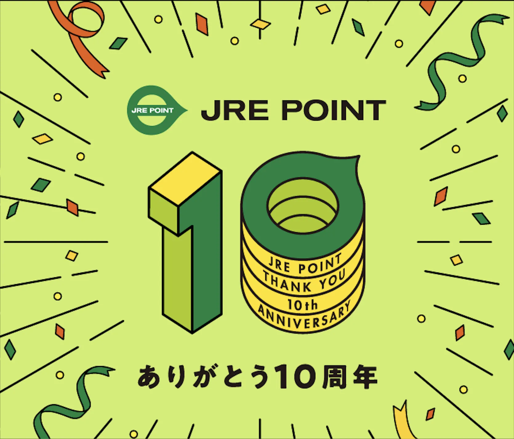 JRE POINT は 10 周年。もっとおトクで、もっと便利なポイントサービス