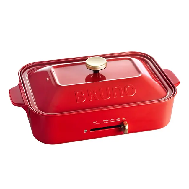 ★新品・未使用・未開封★　ブルーノ コンパクト ホットプレート レッド BRUNO コンパクトホットプレート レッド ｜ 交換商品一覧