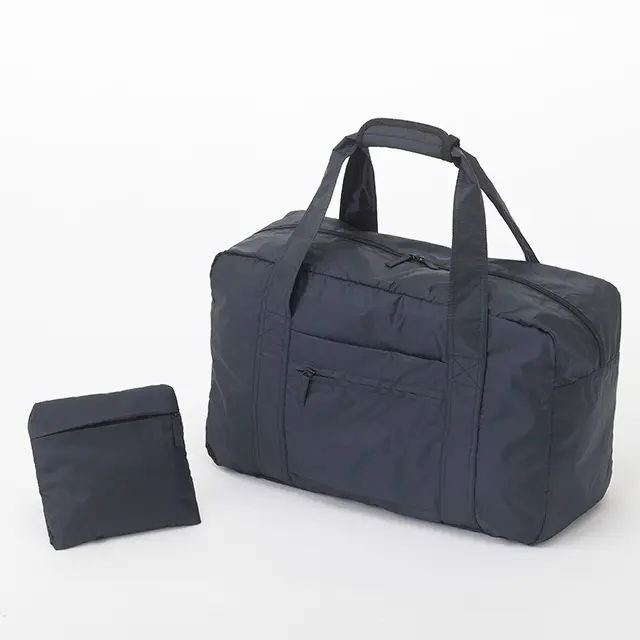 ポケッタブルボストン グレー Mono Style ポケッタブルボストンバッグ | 交換商品